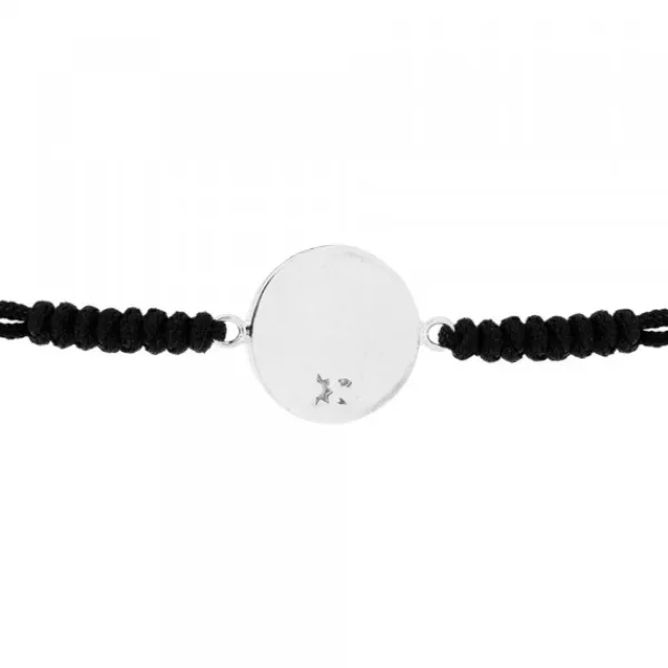 Pulsera Lauburu Redondo Plata Negra*Eguzkilore Sale