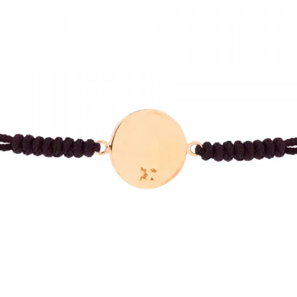 Pulsera Lauburu Redondo Plata Dorada Negra*Eguzkilore Best