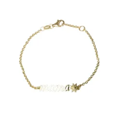 Pulsera Mamá con de Oro*Eguzkilore Clearance