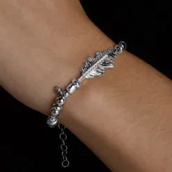 Pulsera Mari Bolitas Plata y Circonitas Blancas*Eguzkilore Online