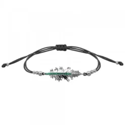 Pulsera Mari Rutenio y Circonitas Verdes*Eguzkilore Best
