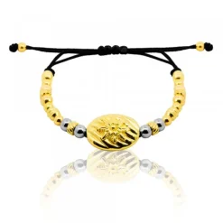 Pulsera Mask de Plata Dorada*Eguzkilore Sale