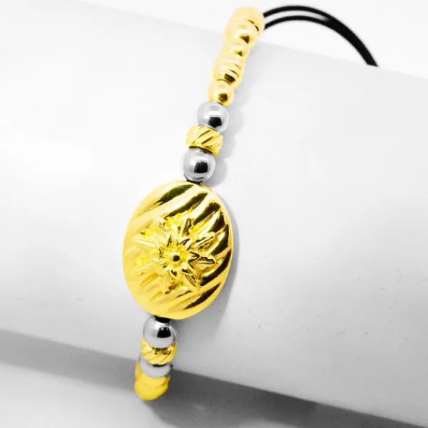 Pulsera Mask de Plata Dorada*Eguzkilore Sale