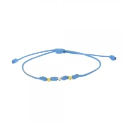 Pulsera Mik Azul Oro Bicolor*Eguzkilore Sale