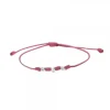 Pulsera Mik Granate Oro Blanco y Diamante*Eguzkilore Clearance