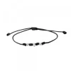 Pulsera Mik Negra Oro Blanco*Eguzkilore Sale