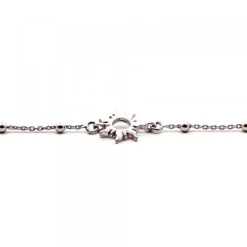 Pulsera Mountain de Plata con Cadena de Bolitas*Eguzkilore Online