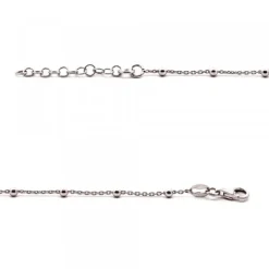 Pulsera Mountain de Plata con Cadena de Bolitas*Eguzkilore Online