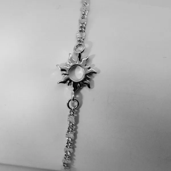 Pulsera Mountain de Plata con Eslabón Alargado*Eguzkilore Clearance