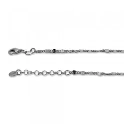Pulsera Mountain de Plata con Eslabón Alargado*Eguzkilore Clearance