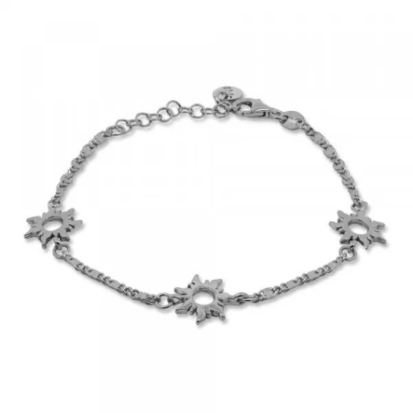 Pulsera Mountain de Plata con 3*Eguzkilore Discount
