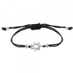 Pulsera Mountain Plata de Macramé*Eguzkilore New