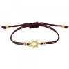 Pulsera Mountain Plata Dorada de Macramé*Eguzkilore Best