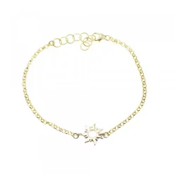 Pulsera Mountain Plata Dorada*Eguzkilore Clearance