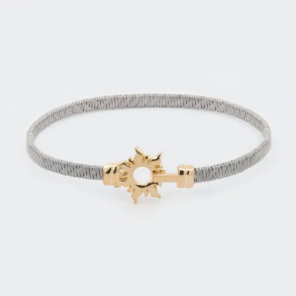 Pulsera Mountain Rígida Acero Bicolor*Eguzkilore Online