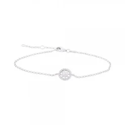 Pulsera Orla Plata con Circonitas*Eguzkilore