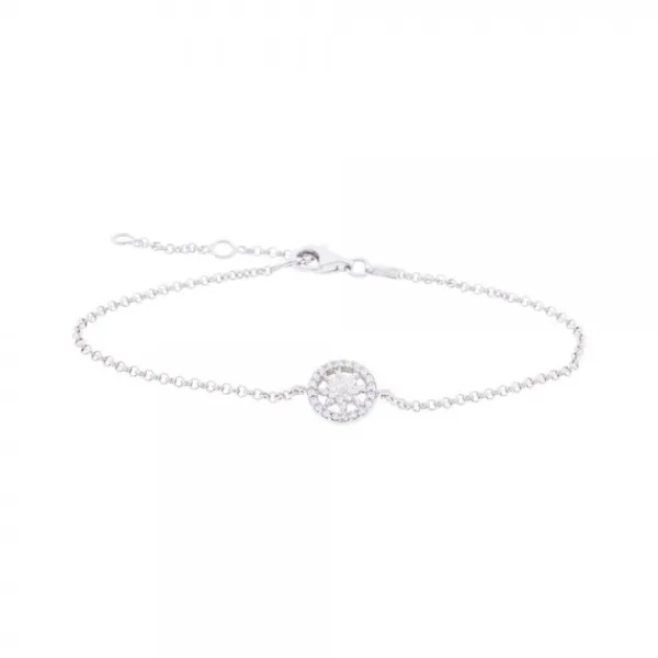 Pulsera Orla Plata con Circonitas*Eguzkilore