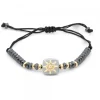 Pulsera Q2 Hematites y Dorado*Eguzkilore New