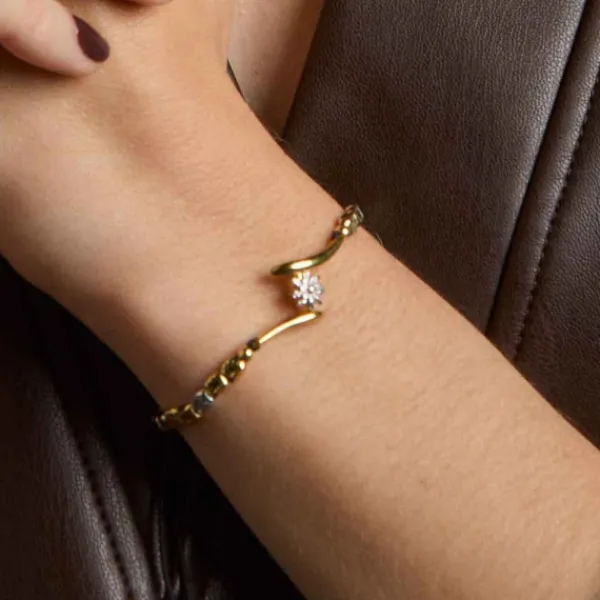 Pulsera Tximist de Plata Bicolor*Eguzkilore Clearance
