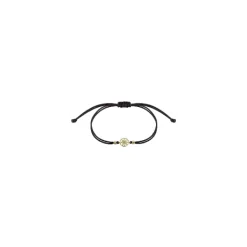Pulsera Zero Oro 18kt. y Macramé*Eguzkilore Online