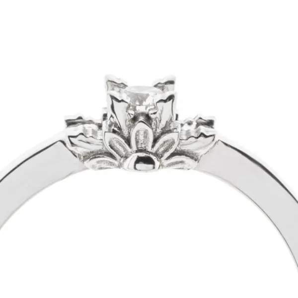Sortija Compromiso Oro Blanco y Diamante*Eguzkilore Clearance