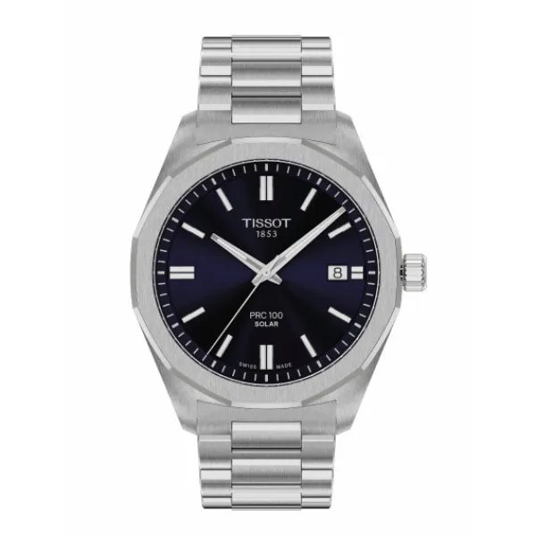 Tissot PRC100 Solar Quartz 39mm Esfera Azul*Eguzkilore New